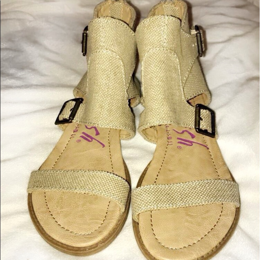 Tan sandals